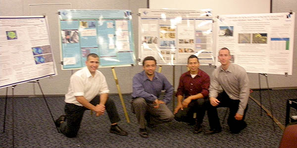 PEER 2009 Undergraduate Interns and their presentation posters