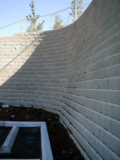 Costco MSE Wall - detail