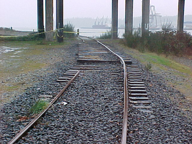 Railroad Embankment North of 4th Ave., Olympia - detail