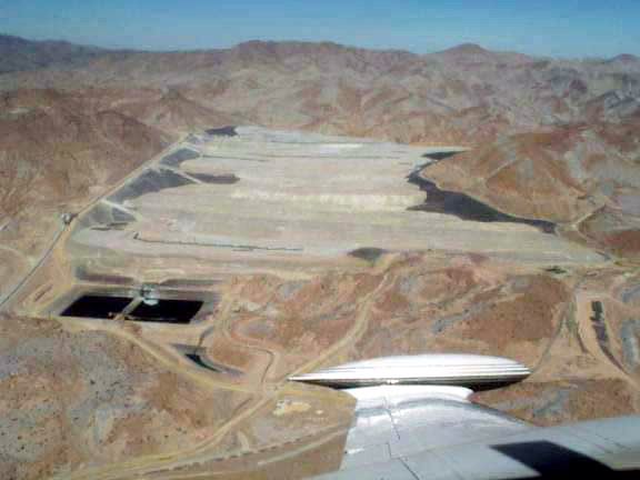 Aerial view of Cerro Verde Leach Pad #4.